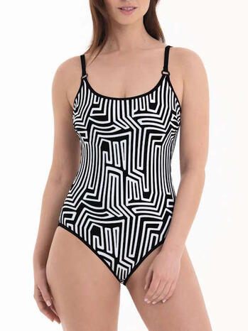 Rosa Faia Beach Marinet black/silver badpak 