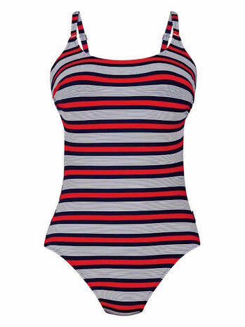 Rosa Faia Beach Estelle Navy Red Stripe Badpak
