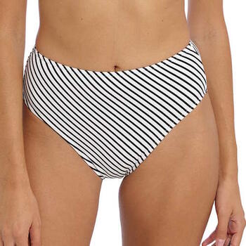 Freya Badmode Jewel Cove High Waist Bikinibroekje Stripe Black