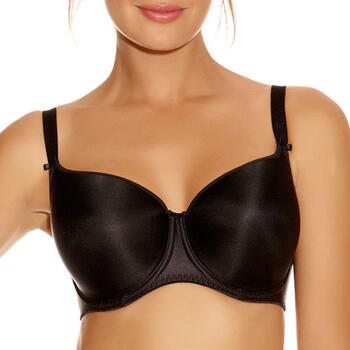 Fantasie Smoothing Voorgevormde t-shirt bh zwart