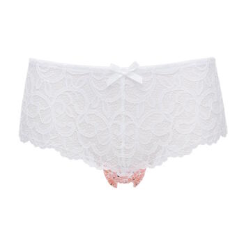 Guy de France Retro Shorty Roze/Wit