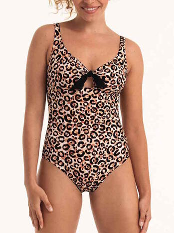 Rosa Faia Badmode Violetta Badpak Zwart/Bruin