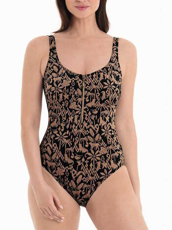 Rosa Faia Badmode Elouise Badpak zwart print
