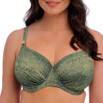 Fantasie Swim Maya Bay Uw Gathered Full Cup Bikini Top Peridot