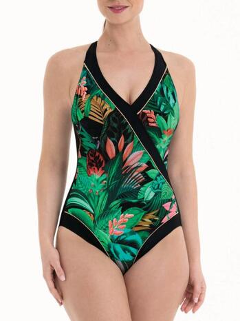 Anita Badmode Nuria Emerald Print Badpak