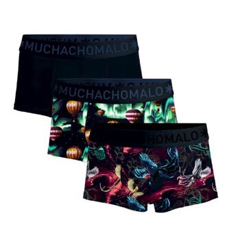 Muchachomalo Men 3-pack trunk Airelements Print/Print/Blue
