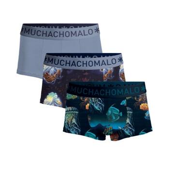 Muchachomalo Men 3-pack trunk Deep Sea Mountaintops Print/Print/Blue