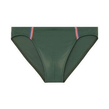 HOM Swimwear Nautical Cup Swim Micro Briefs Khaki Green