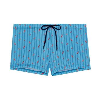 HOM Swimwear Espelette Swim Shorts Turquoise Print