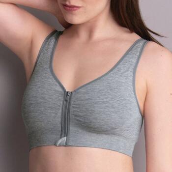 Anita Care Lynn Prothesebeha mouldet, voorsluiting Grey Melange