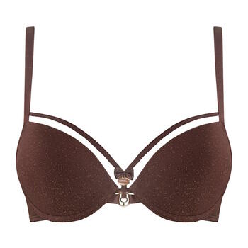 MARLIES DEKKERS SAMPLE SPACE ODYSSEY Shimmering Dark Brown Push Up bh