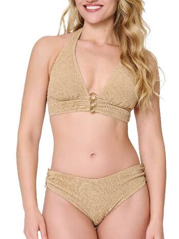 LingaDore Beach Triangel bikini set Gold Beige