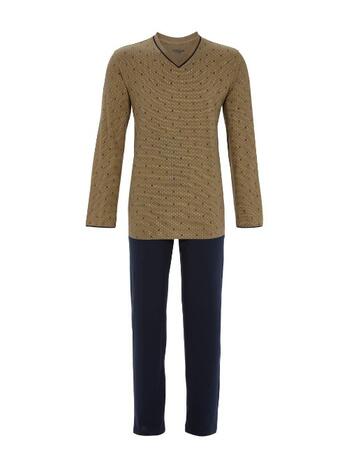 Ringella Heren Pyjama mit V-Ausschnitt Pepper 5541210-907