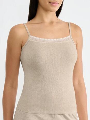 Sloggi GO Ribbed Spaghetti Top Grey Combination