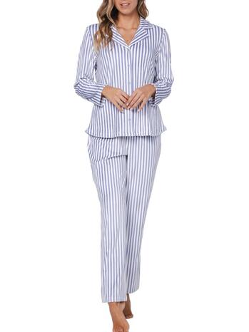 Pastunette Dames Pyjama full button Blue 121252-132-1-510