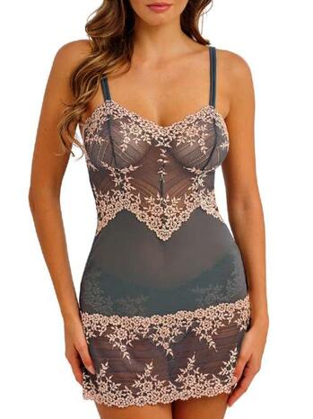 Wacoal Embrace Lace Dark Slate/cloud Pink Chemise