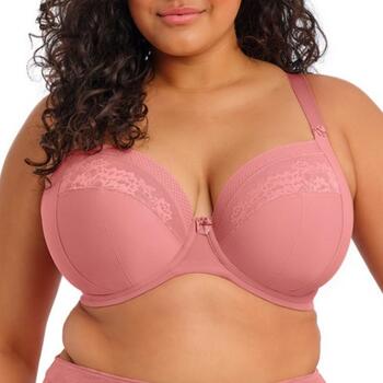 Elomi Nerina Dusty Rose Uw Plunge Bra - Stretch