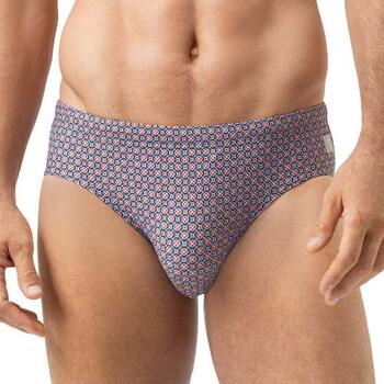 Mey Heren Swimwear Geo Blossom swim briefs hague blue