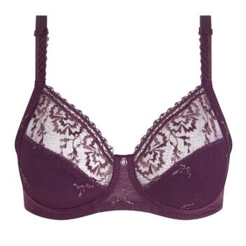 Chantelle Every Curve Wirefree support bra Aubergine Shades