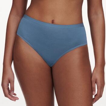 Chantelle Softstretch Stripes High waist thong Jeans Blue