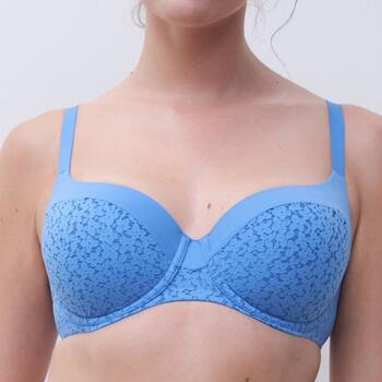 Chantelle Norah Covering T-shirt bra Antoinette Blue