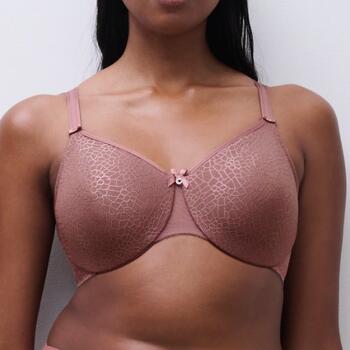 Chantelle C Magnifique Very covering molded bra Rose Des Bois