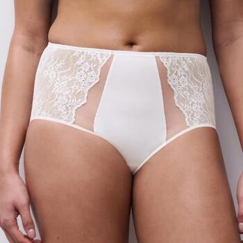 Chantelle Crush High-waisted full briefs Milk