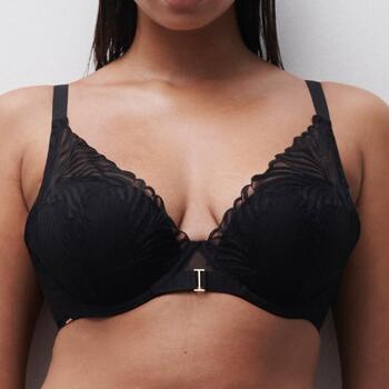 Chantelle Legend Plunge T-shirt bra Zwart