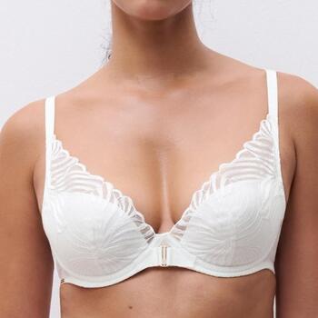 Chantelle Legend Plunge T-shirt bra Milk