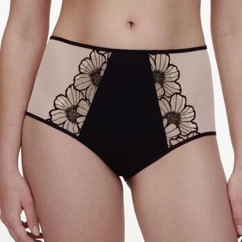 Chantelle Lush High-waisted full briefs Black / Soft Pink