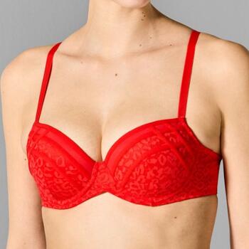 Sapph Charlotte Moulded T-Shirt Bra Red