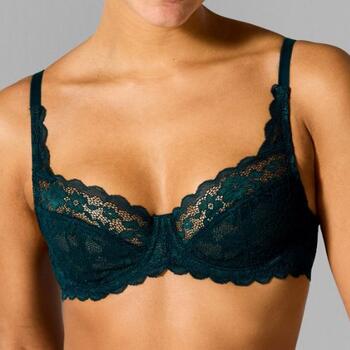 Sapph Madelon Non Pad Hi-Apex Bra Forest Green