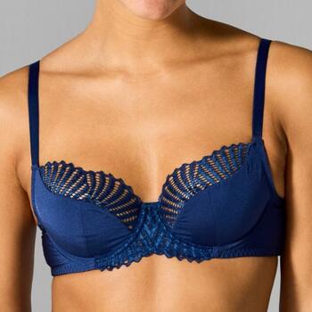 Sapph Birdie Non Pad Balcony Bra Navy