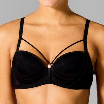 Sapph Lisette T-Shirt Mould Bra Black