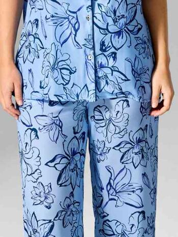 Sapph Jolie Printed Trouser Light Blue