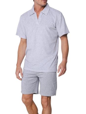 Pastunette Heren Shortama Light Grey