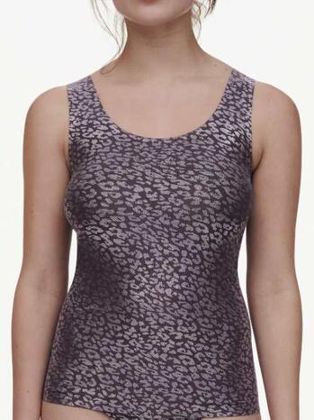 Chantelle Softstretch Tank top / shimmer print Ink Shimmer Print