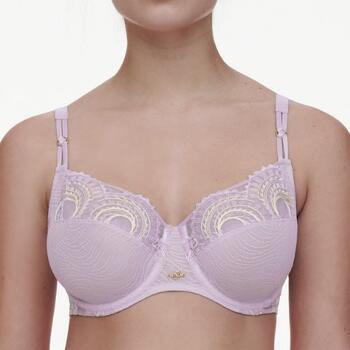 Chantelle Mystic Dream Very covering underwired bra Lavandin / Milk