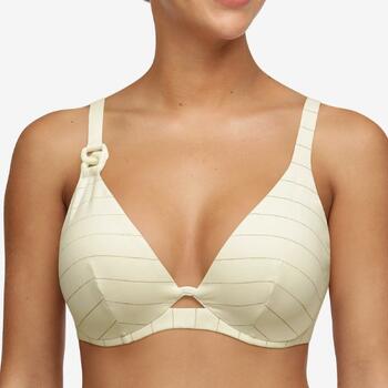 Chantelle Badmode Black sun Single wire plunge bra Light lurex