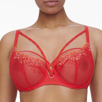 Chantelle Spice Very covering underwired bra Red Cocktail Multico