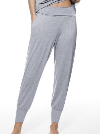 Mey Nachtmode Easy Night yogapants ankle cut light grey melange