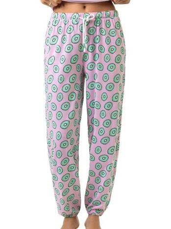 Mey Nachtmode Flashy Fruits pants ankle cut soft pink