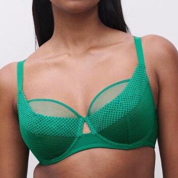 Chantelle Play Covering underwired bra Racing Green