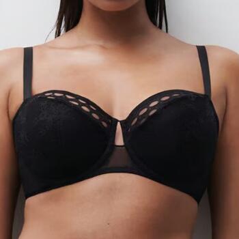 Chantelle Poison Half-cup foam bra Zwart