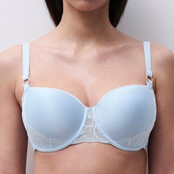 Chantelle Fleurs Half-cup memory bra Icy flower