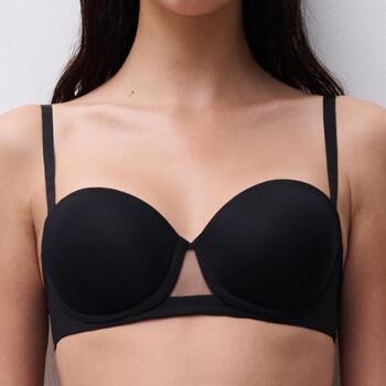 Chantelle Pulp Edge Bandeau t-shirt bra Zwart