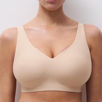 Chantelle Softstretch Power Plunge wirefreebra Goudkleurig Beige
