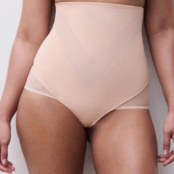 Chantelle Glam Shaping Very high waist sculpting full brief Goudkleurig Beige