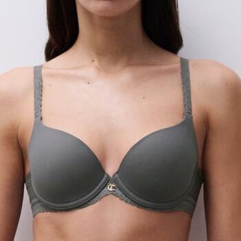 Chantelle Romance Covering t-shirt bra Clay Green