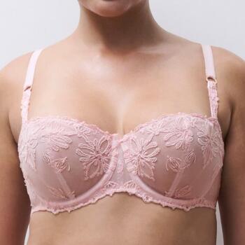 Chantelle Champs Elysees Half-cup balcony bra Pink cloud